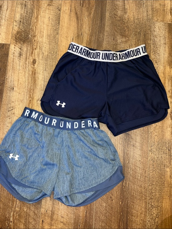 Under Armour Pants - Under Armour Navy and Light Blue Women’s Athletic Shorts Duo